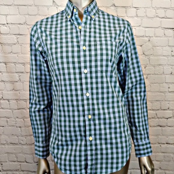 J. Crew Checkered Button Down Shirt XS - Picture 1 of 5